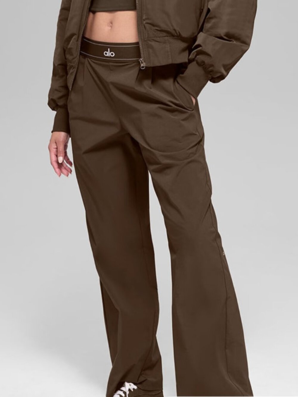 Alo Yoga Suit Up Trousers Espresso Regular 30" Inseam🚀Quick Ship Guarantee🤗